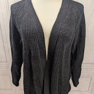Black Knit Cardigan